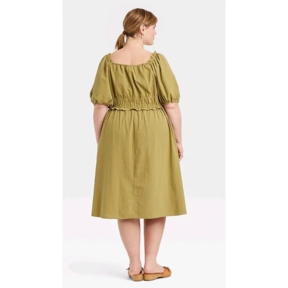 Green midi dress - Picture 9 of 9